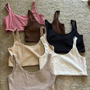 Set of 6 Crop Tops